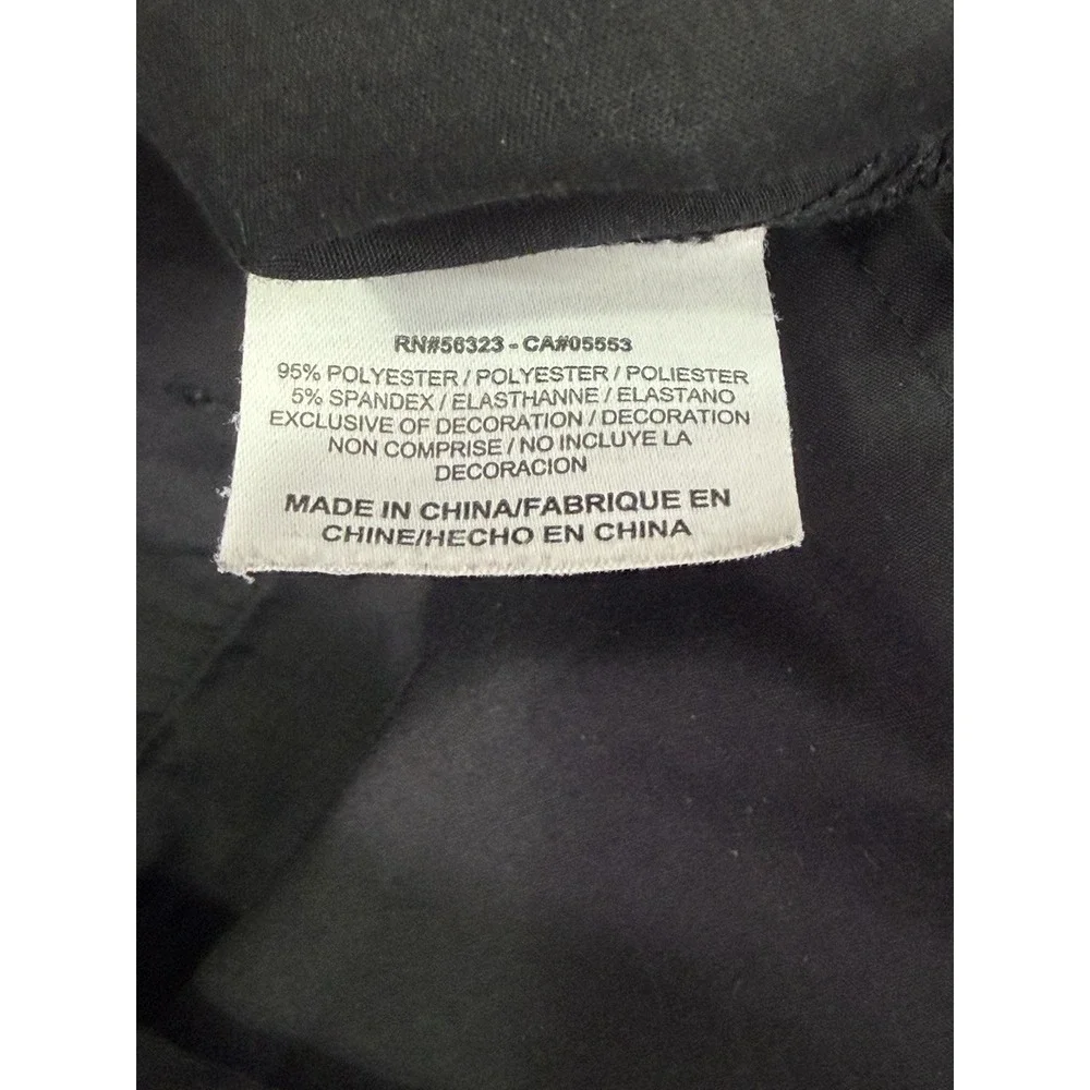 Nike Golf Dress Pants Mens 34x32 Black Straight Dri Fit Casual Athletic Stretch - Picture 8 of 10